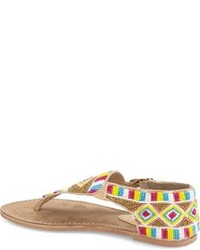 Coconuts by Matisse Gulf Beaded Flat Sandal