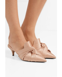 No.21 Knotted Satin Mules