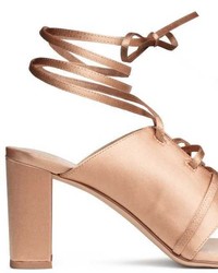 H&M Sandalettes With Lacing
