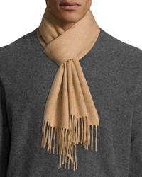 Neiman Marcus Solid Cashmere Scarf