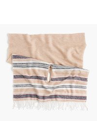 J.Crew Summerweight Cape Scarf In Mixed Stripe