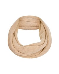 Topshop Rolled Edge Infinity Scarf Camel One Size One Size
