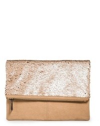 Mango Outlet Sequined Folded Clutch