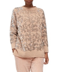 French Connection Rosemary Sequin Knit Sweater