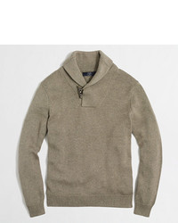 J.Crew Factory Factory Cotton Toggle Shawl Collar Sweater