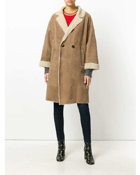 Dusan Double Breasted Shearling Coat