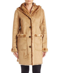 Jones New York Reversible Faux Fur Coat