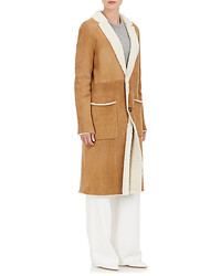 TOMORROWLAND Shearling Button Front Coat