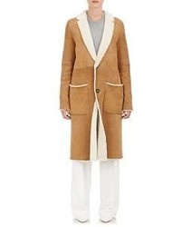 TOMORROWLAND Shearling Button Front Coat