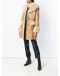 P.A.R.O.S.H. Shearling Fitted Coat