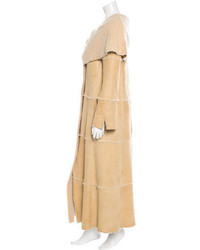 Chanel Shearling Long Coat