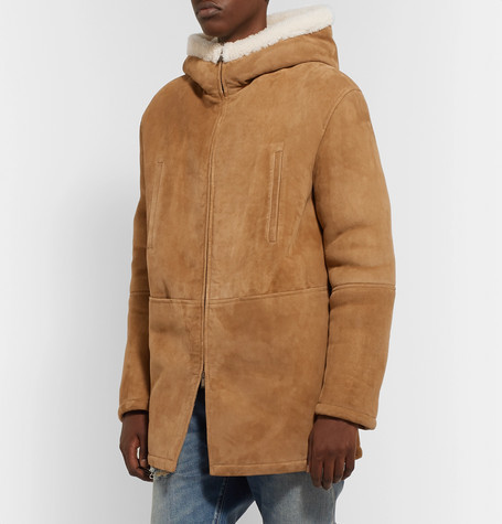 Saint Laurent Shearling Parka, $4,120 | MR PORTER | Lookastic