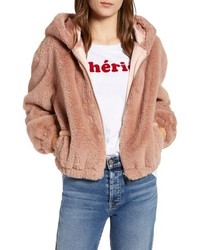 French Connection Arabella Faux Shearling Jacket