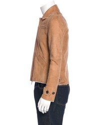 Gucci Suede Shearling Jacket