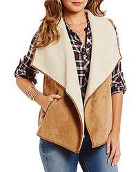 Collection B Faux Shearling Vest