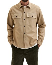 Selected Homme Loose Fit Organic Cotton Overshirt