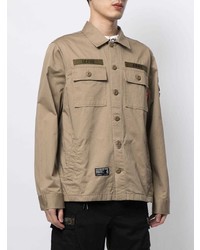 Izzue Patch Detail Military Shirt