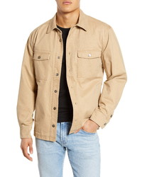 BLANKNYC Regular Fit Cotton Shirt Jacket