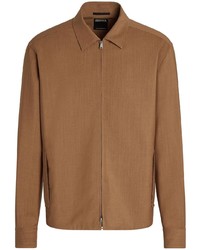 Zegna Single Breasted Button Overshirt