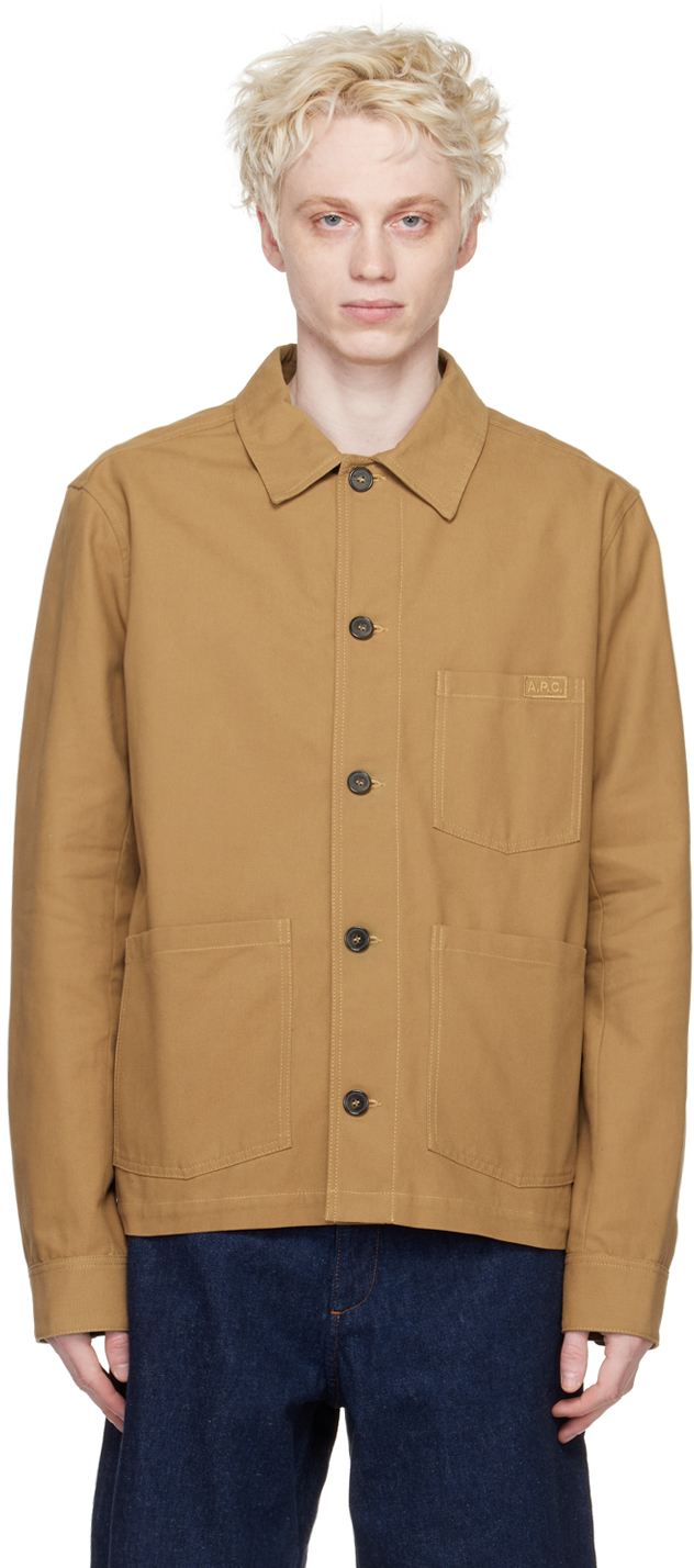 A.P.C. Tan Chico Jacket, $385 | SSENSE | Lookastic