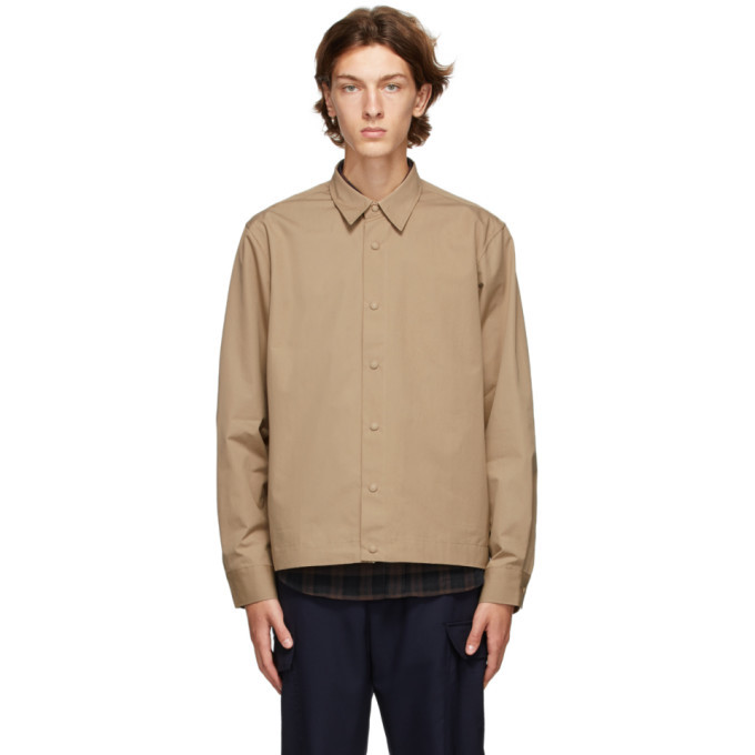 taupe overshirt