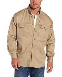 Wrangler Fire Resistant Work Shirt With Two Front Pockets
