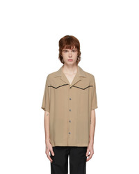 Davi Paris Beige Western Shirt