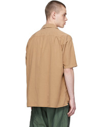 Ts(S) Brown Round Flap Pocket Shirt