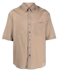Lemaire Grid Pattern Pocket Shirt