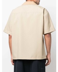 Marni Long Sleeve Bowling Wool Shirt