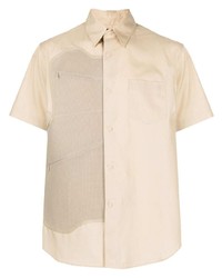 Fumito Ganryu Poly Draped Short Sleeve Shirt