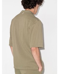 Prevu Prvu Chase Striped Short Sleeved Shirt