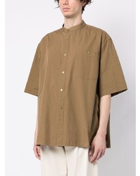 Hed Mayner Short Sleeve Cotton Shirt
