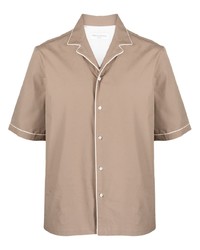 Officine Generale Short Sleeve Cotton Shirt