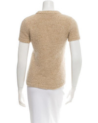 Kate Spade New York Short Sleeve Metallic Sweater