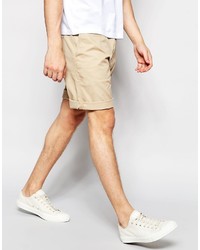 Lacoste Chino Shorts In Tan Regular Classic Fit