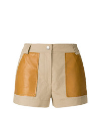 Yves Salomon Contrast Pocket Shorts
