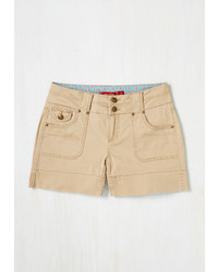 boom boom jeans Exponential Potential Shorts In Khaki
