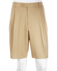 Neiman Marcus Golf Shorts Tan