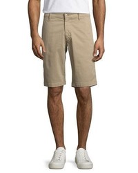 AG Adriano Goldschmied Griffin Flat Front Shorts Khaki