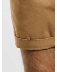 Topman Ltd Tan Twill Shorts