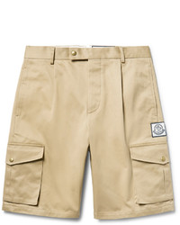 Moncler Gamme Bleu Slim Fit Cotton Gabardine Cargo Shorts