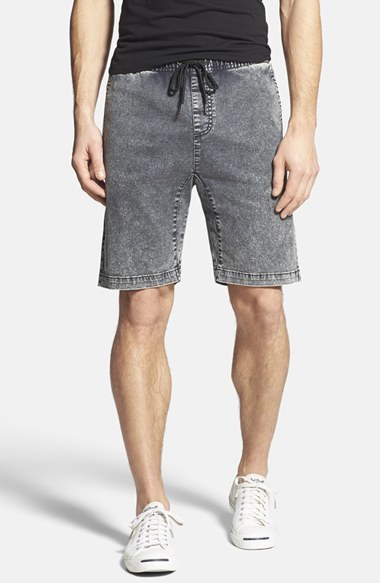 high rise jogger shorts