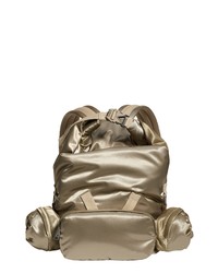 Bottega Veneta Satin Backpack With Removable Belt Bag