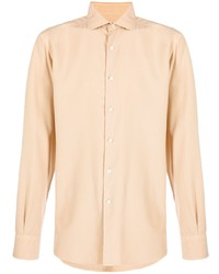 Zegna Long Sleeve Silk Shirt