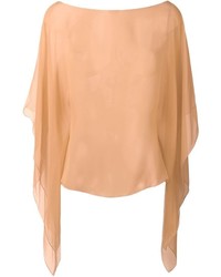 Tan Silk Tunic