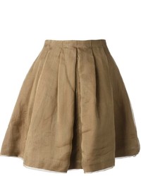 Cavallini Erika Semi Couture A Line Pleated Skirt