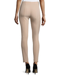 The Row Cosso Skinny Cropped Pants Amber Beige