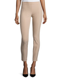 The Row Cosso Skinny Cropped Pants Amber Beige