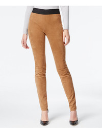 INC International Concepts Faux Suede Pull On Skinny Pants Only At Macys